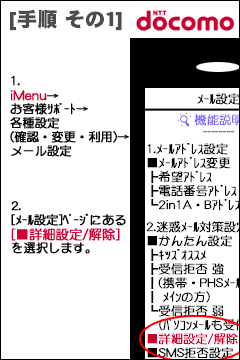 docomo手順その1